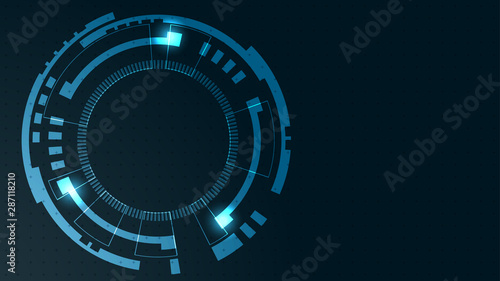 Abstract Digital background.Business growth transformation to digital and Successful financial technology.