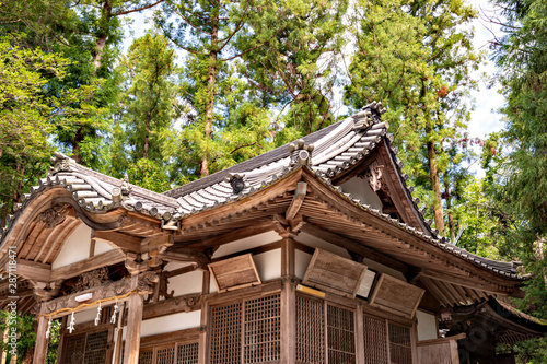 Main building of Ohtoshi shrine in Sanda city, Hyogo, Japan © Kazu