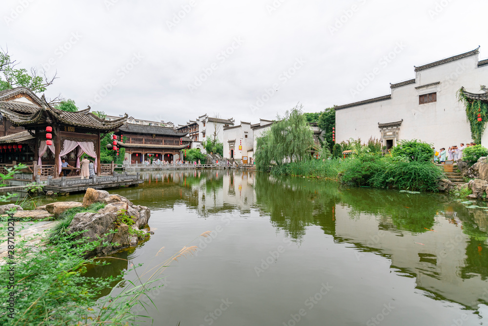 The Zhu garden  of the ancient town of Wuyuan, Shangrao City, Jiangxi Province, China
