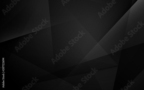 Abstract black geometric dynamic presentation background