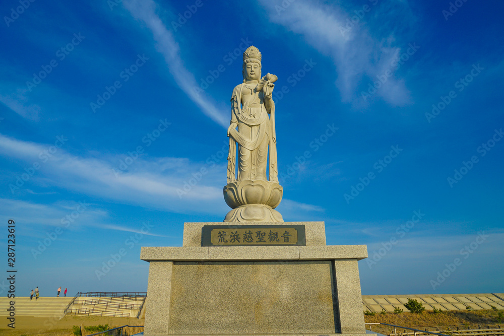 Obraz premium 荒浜海岸の風景（宮城県仙台市）