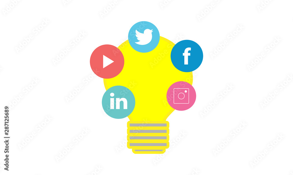 Social media marketing icon for online promotion and engagement Social media marketing icon for online promotion and engagement