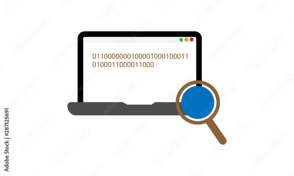 Source code icon for web development and open-source software Source code icon for web development and open-source software