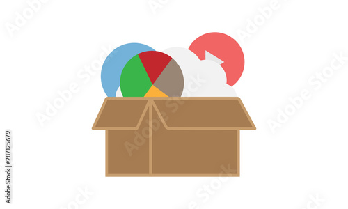 Service package icon for bundled services and offers photo