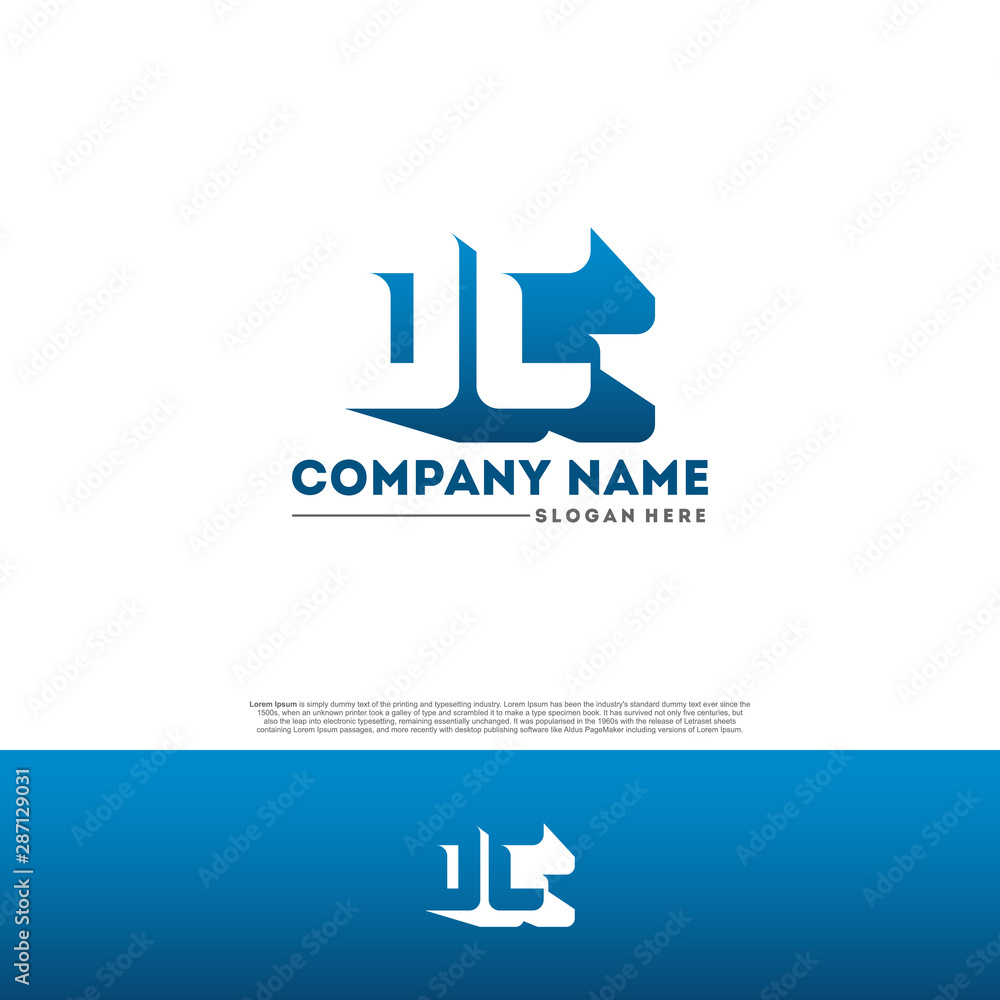 DC D C Letter Initial Logo Design in shadow shape design concept. DC D C Letter Initial Logo Design in shadow shape design concept.