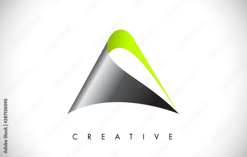 Fototapeta premium A Letter Modern Trendy Design Logo. Letter A Icon Logo with Modern Monogram