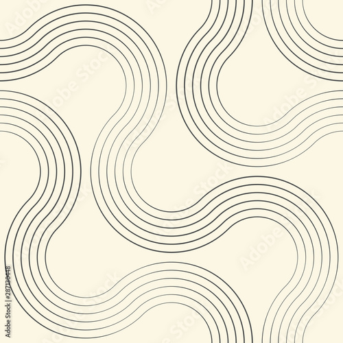 Seamless Curved Stripe Back...