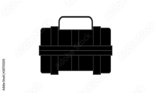 Toolbox icon for tool storage and construction work