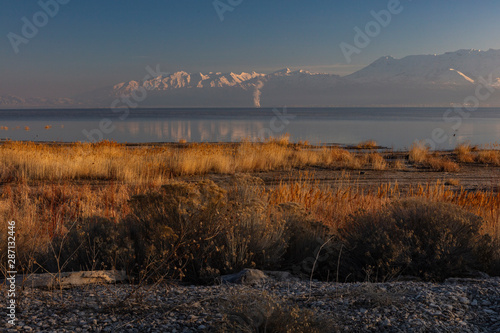 Utah Lake Winter Sunrise