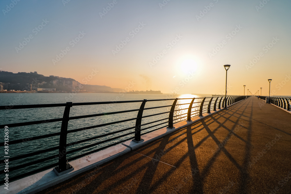 pier at sunrise