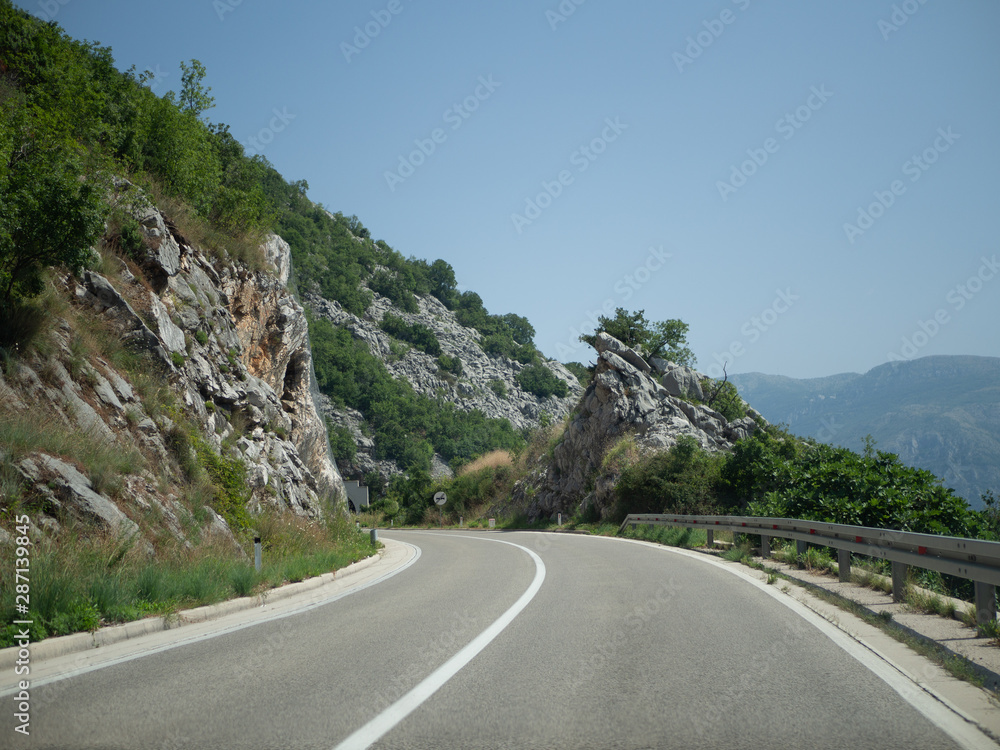 Mountain Road in Montenegro