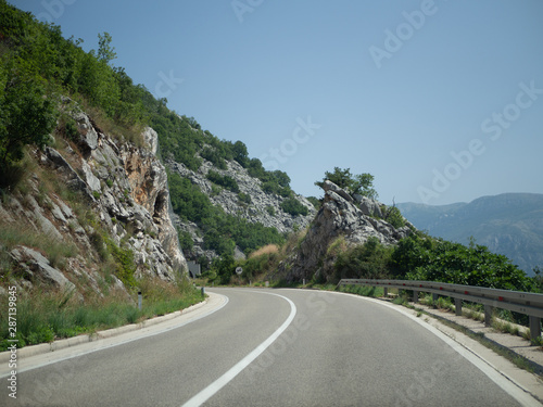 Mountain Road in Montenegro