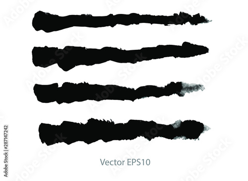 brush strokes watercolor background. vector background