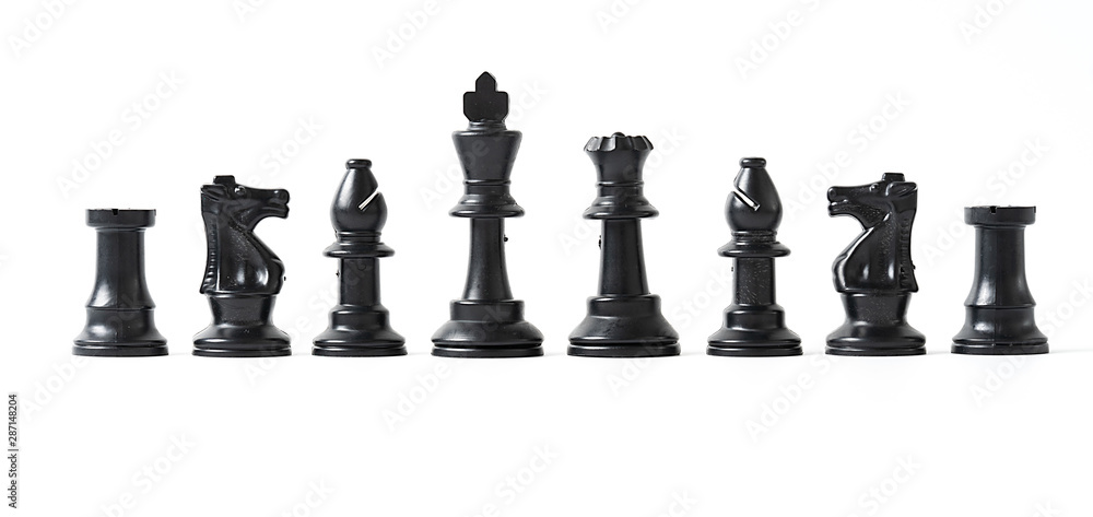 chess isolated on white