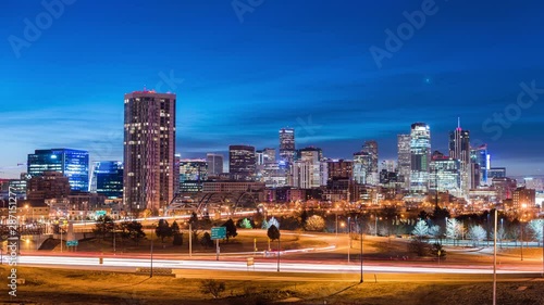 Denver Colorado City Skyline photo