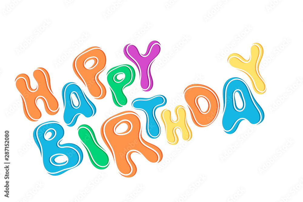 Obraz premium Happy birthday.