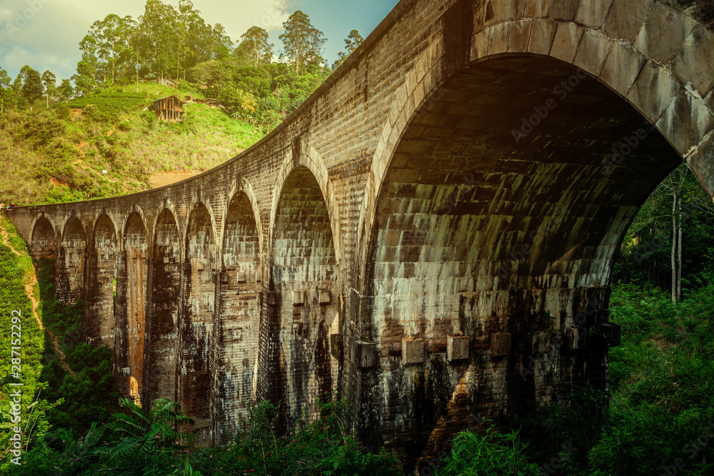 The Nine Arches Bridge is one of the most iconic bridges and beautiful sights of Sri Lanka.