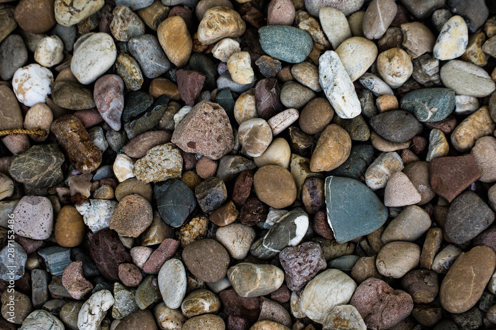 colored pebbles in the nature colored pebbles in the nature