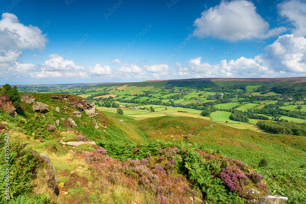Looking out over Botton in the North Yorkshire Moors
