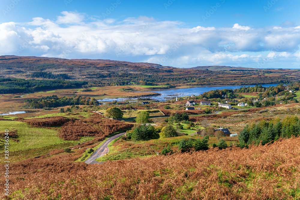 Fototapeta premium Dervaig on the Isle of Mull in Scotland