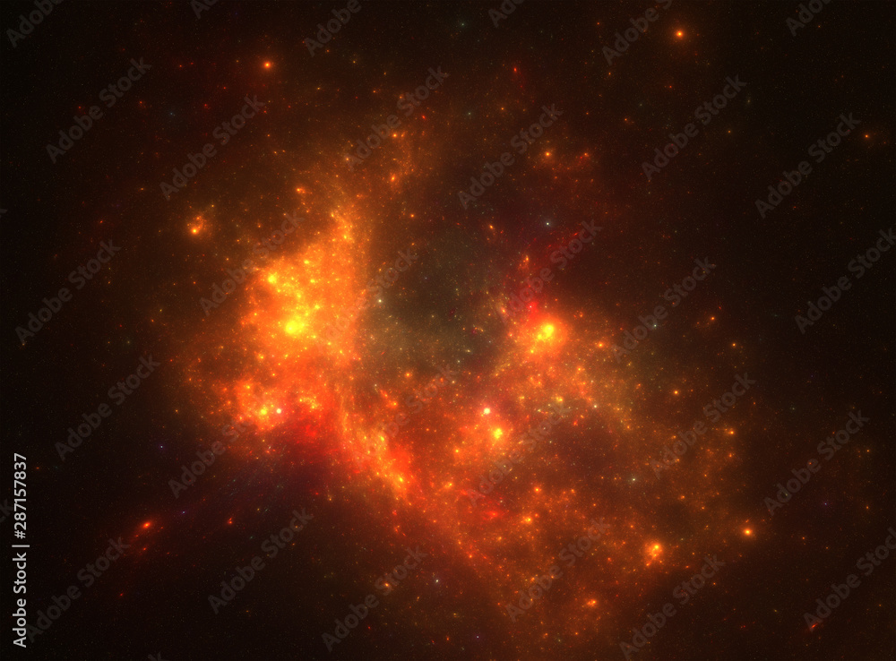 Deep space nebula with stars. Deep space nebula with stars.