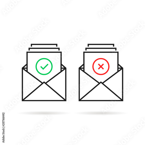 confirm and rejection with two linear email