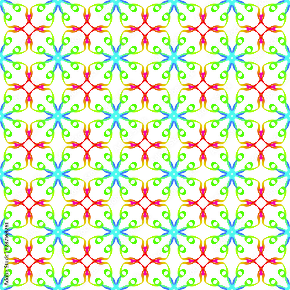 Seamless abstract pattern. Colored background.