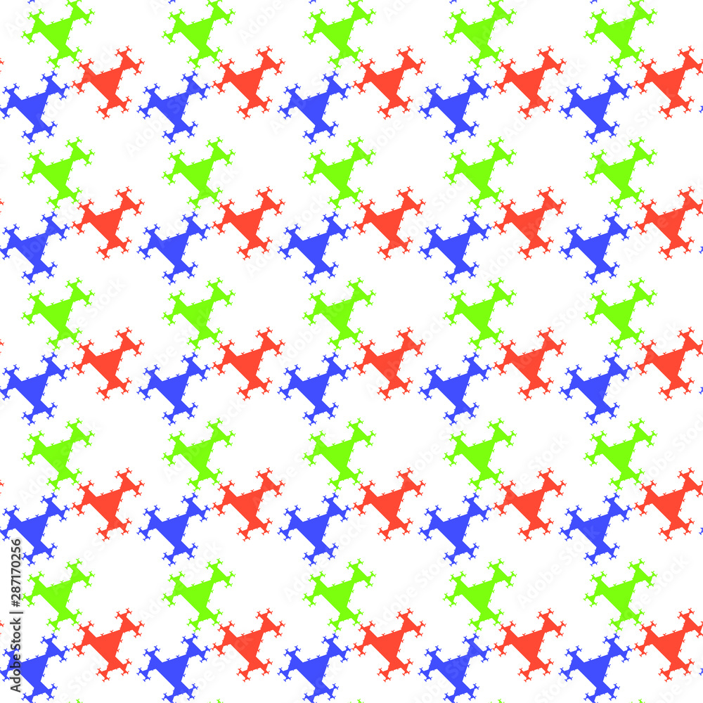 Seamless abstract pattern. Colored background.