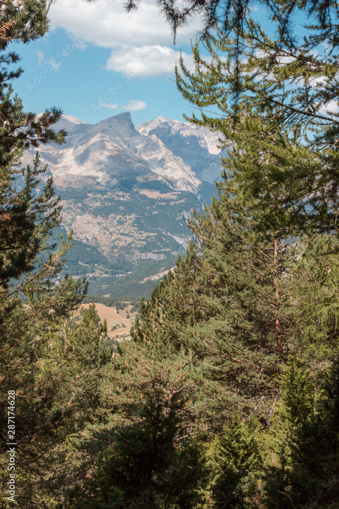 Scenic view of the Devoluy mountains on a warm summer's day Scenic view of the Devoluy mountains on a warm summer's day