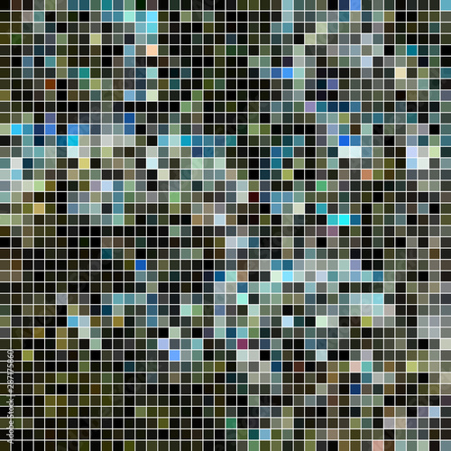 abstract vector square pixel mosaic background