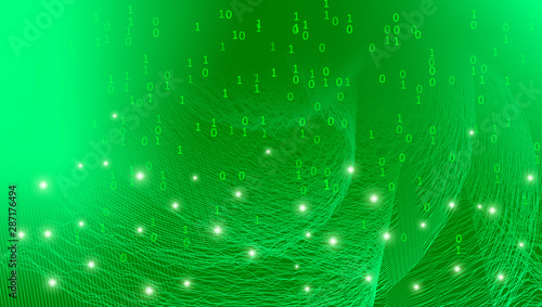 Green Big Data Illustration...