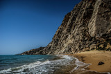 Beautiful granite beach coastline, Sicily
