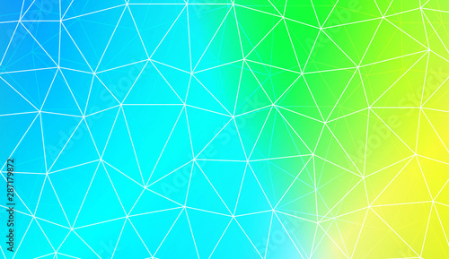 Modern elegant background with polygonal pattern with triangles elements. For interior wallpaper, smart design, fashion print. Vector illustration. Creative gradient color.