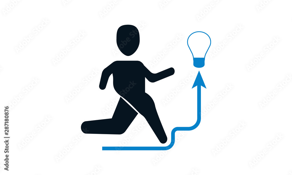 Going to success icon for progress and achievement Going to success icon for progress and achievement