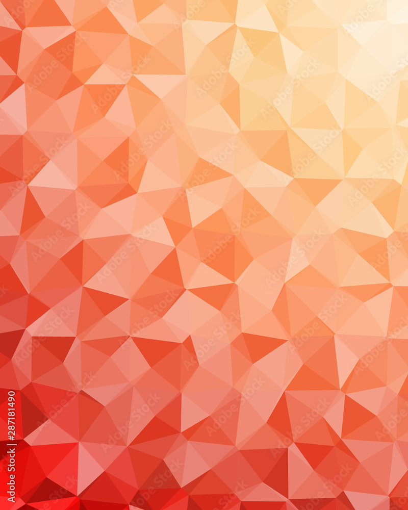 Obraz premium Abstract Delaunay Voronoi trianglify Generative Art background illustration