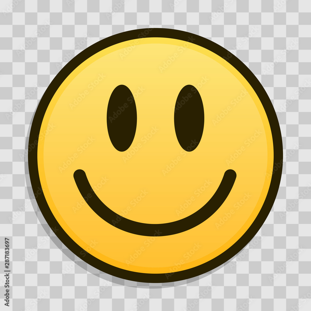 Lachgesicht Sticker Stock Vector | Adobe Stock