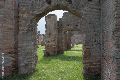 Archeological area of Ostia Antica  Province of Rome  Lazio  Italy.