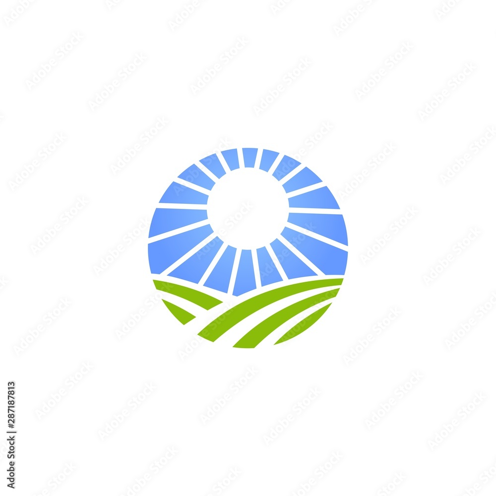 simple modern farm vector logo design simple modern farm vector logo design
