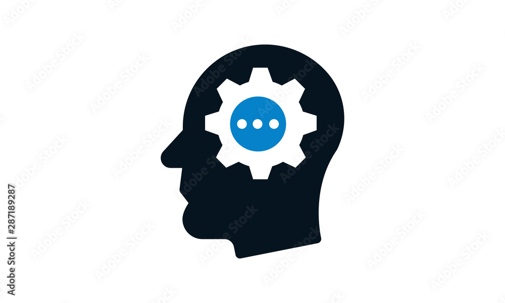 Thinking icon for problem-solving and creativity-related websites Thinking icon for problem-solving and creativity-related websites