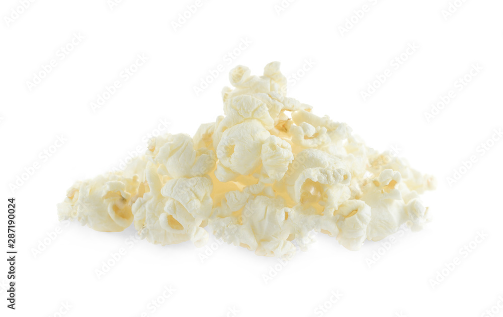 popcorn isolated on white background. popcorn isolated on white background.