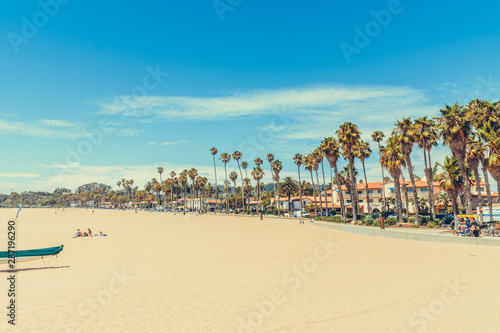 Santa Barbara on Pacific coast of California, USA