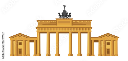 Brandenburg Gate in Berlin.
