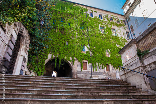 Photography The famous Borgia Ascent in the Monti neighborhood of Rome
