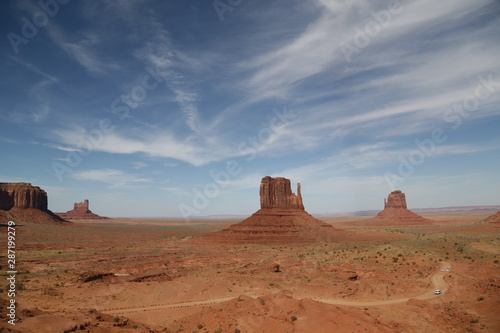 in USA inside the monument valley