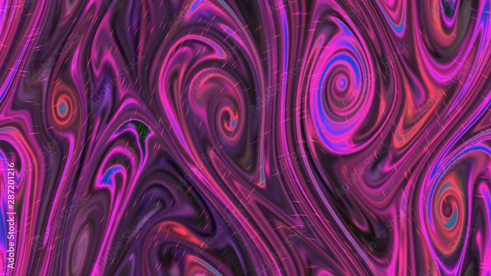 New Year's neon rainbow garland. Abstract background on a Christmas theme. Abstract background with neon lines, pattern, wallpaper.