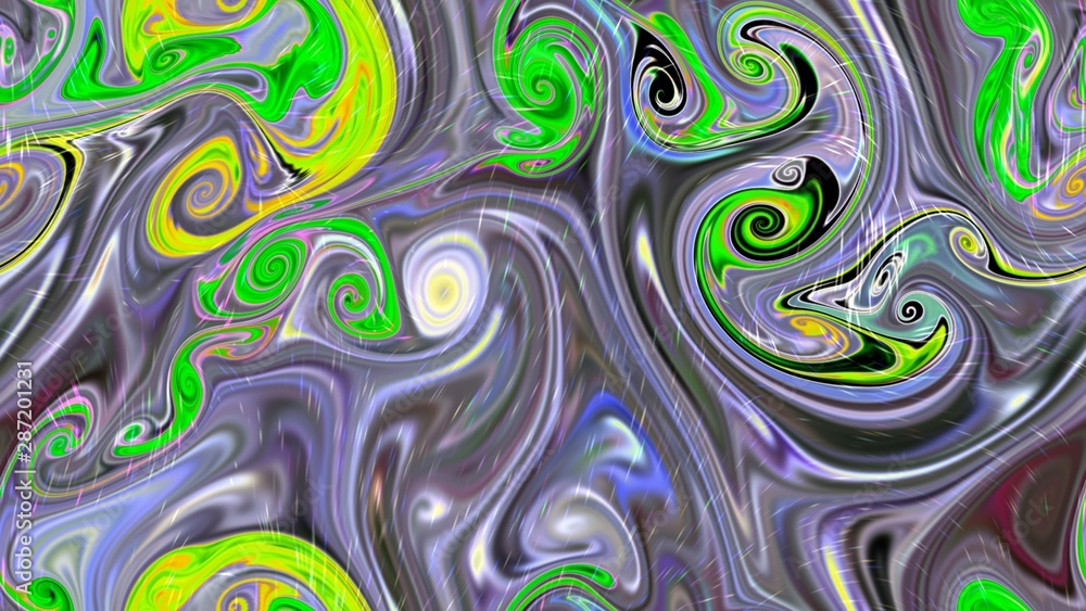 New Year's neon rainbow garland. Abstract background on a Christmas theme. Abstract background with neon lines, pattern, wallpaper.
