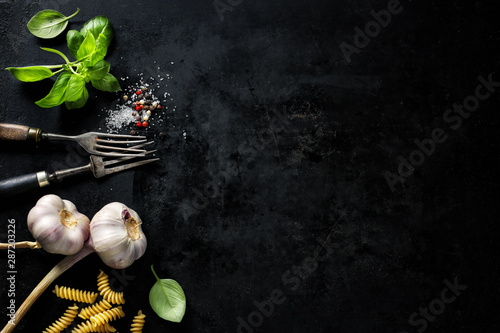 Fototapeta Naklejka Na Ścianę i Meble -  Food background with ingredients