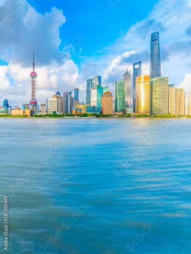 The Bund and Lujiazui s Cityscape on the Huangpu River in Shanghai  China
