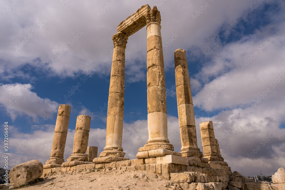 Temple of Hercules of the Amman ,Jordan
