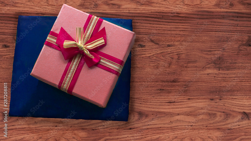 gift boxes on wooden background gift boxes on wooden background